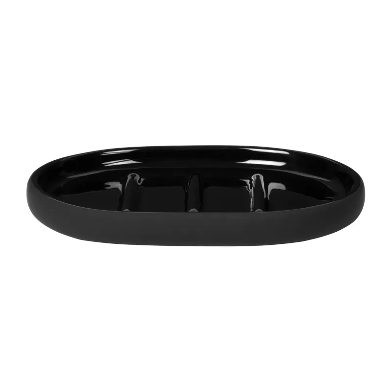 Alternativ bild 0 för Blomus - Sono Soap Dish - Fat - Black - H1,8 x B10 x L13 cm