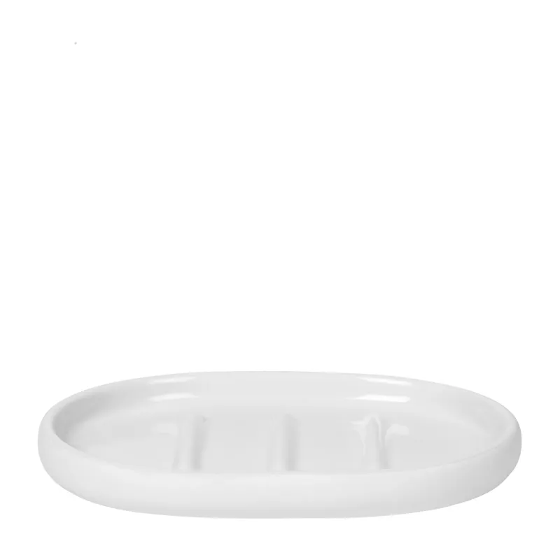 Alternativ bild 0 för Blomus - Sono Soap Dish - Fat - White - H1,8 x B10 x L13 cm