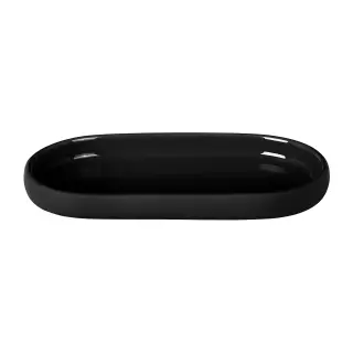 Produktfoto för Blomus - Sono Tray - Fat - Black - H2,5 x B10 x L19 cm