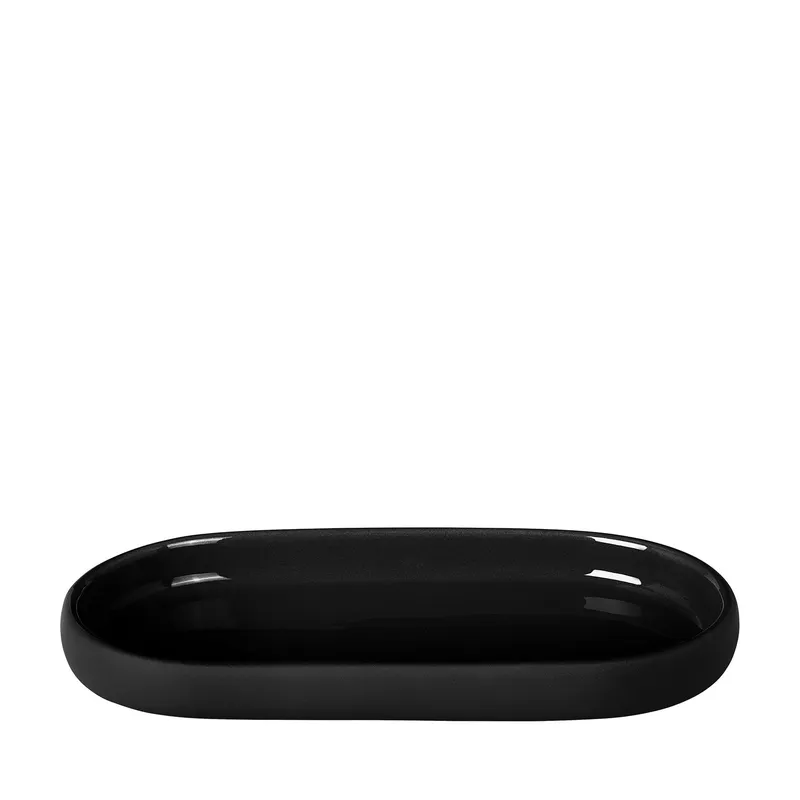 Alternativ bild 0 för Blomus - Sono Tray - Fat - Black - H2,5 x B10 x L19 cm