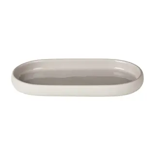 Produktfoto för Blomus - Sono Tray - Fat - Moonbeam - H2,5 x B10 x L19 cm