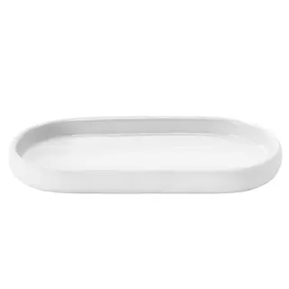 Produktfoto för Blomus - Sono Tray - Fat - White - H2,5 x B10 x L19 cm