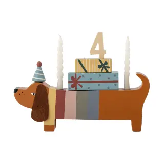 Produktfoto för Bloomingville Charlie Birthday dekoration 28 cm Brown-multi