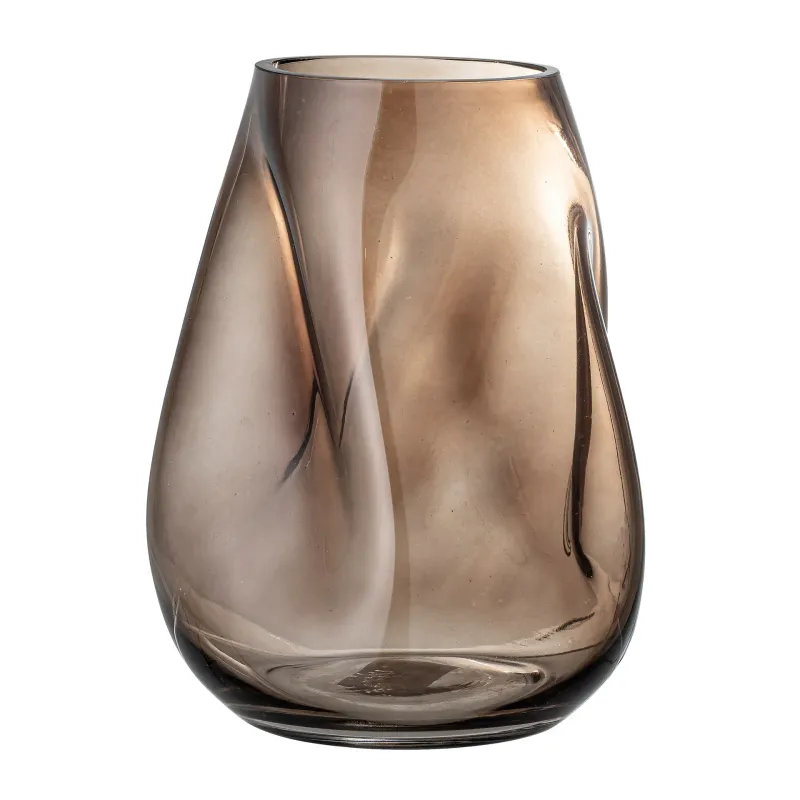 Alternativ bild 0 för Bloomingville - Ingolf Vase Brown Glass Bloomingville