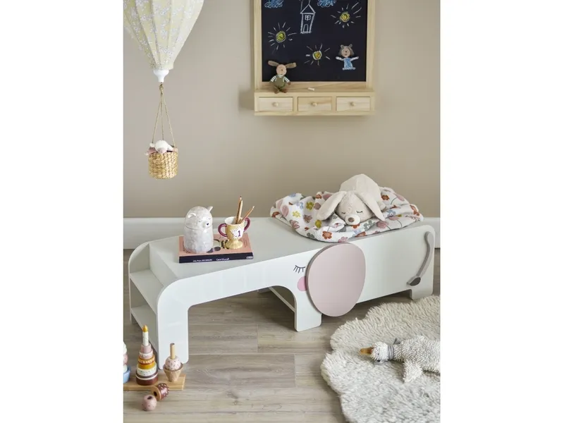 Alternativ bild 0 för BLOOMINGVILLE MINI Ferdinand b&auml;nk, gr&aring;, FSC&reg;100%, MDF (L110xH32xB36 cm)
