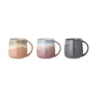 Produktfoto för Bloomingville Set of 3 - Cloe Stoneware Mugs