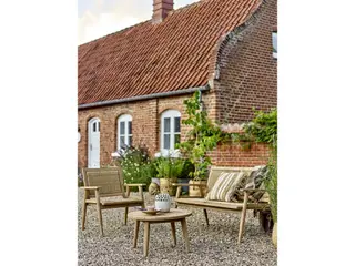 Produktfoto för BLOOMINGVILLE Sorrento Loungef&aring;t&ouml;lj, Naturf&auml;rgad, FSC&reg;100%, Akacia