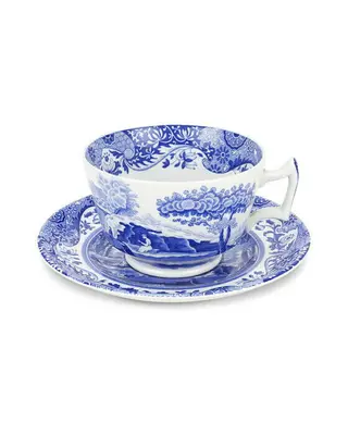 Produktfoto för Blue Italian frukostkopp blå/vit