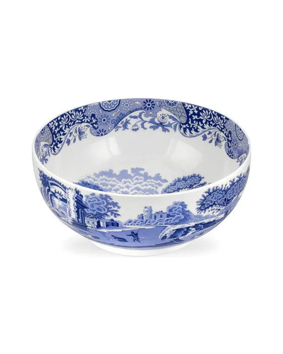 Bild 2 för Blue Italian serveringsskål blå/vit