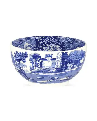 Produktfoto för Blue Italian skål blå/vit