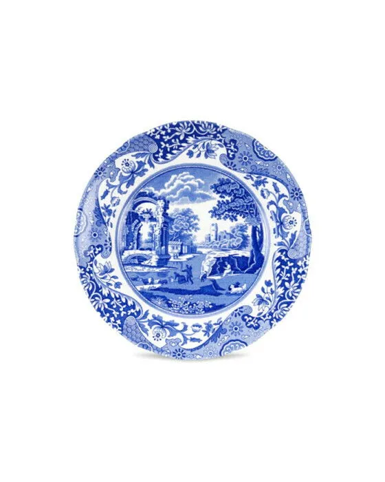 Bild 1 för Blue Italian tallrik blå/vit