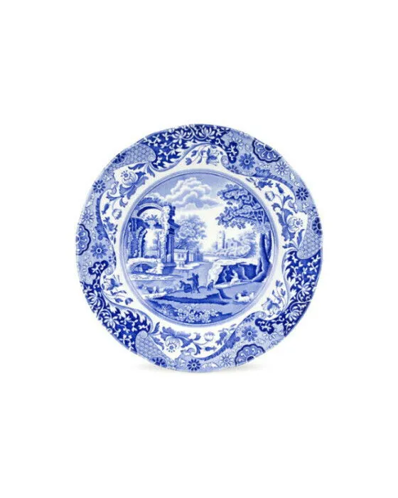 Bild 1 för Blue Italian tallrik blå/vit
