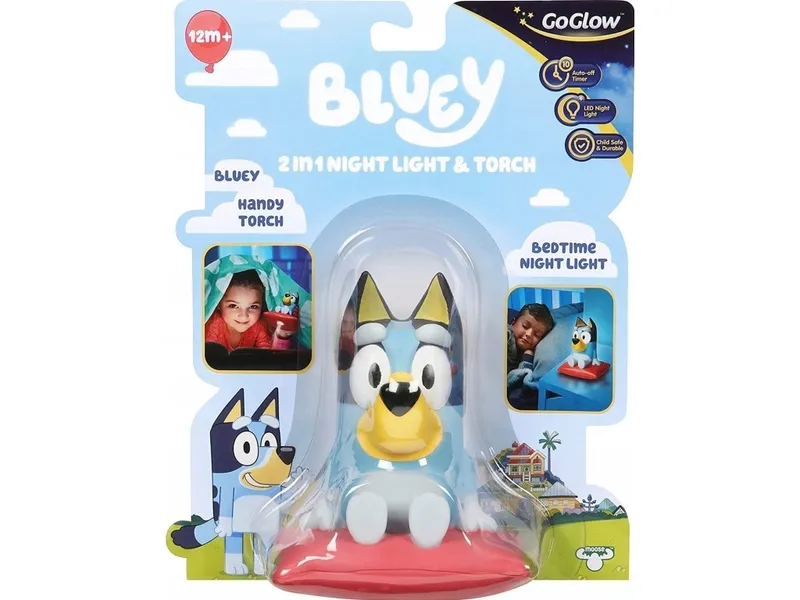 Alternativ bild 0 för Bluey Bedside Night Light and Torch Buddy by GoGlow