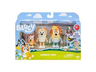 Produktfoto för Bluey BLUEY Figure 4pk Special Set-Wedding