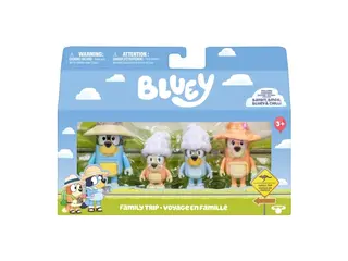 Produktfoto för Bluey Holiday Figure Family Trip 4-pack