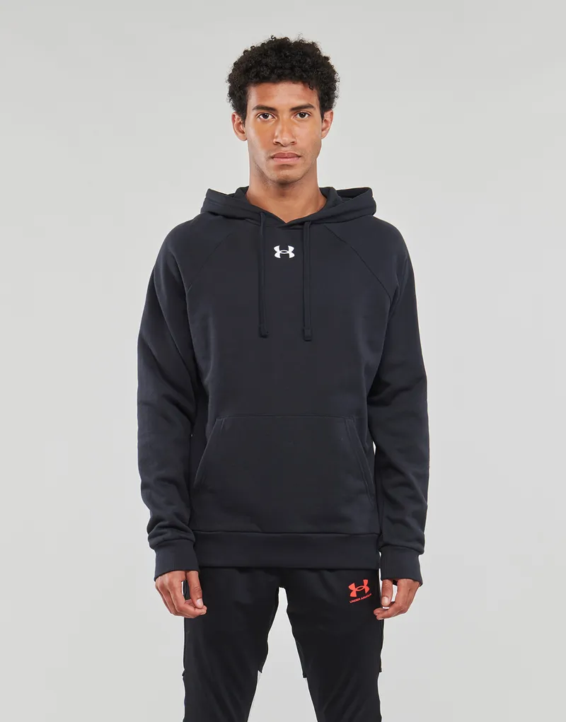 Bild 3 för Bluza meska Under Armour Rival Fleece Hoodie czarna 1379757 001 2XL