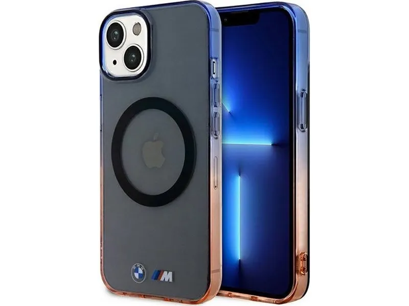 Alternativ bild 0 för BMW iPhone 14 Mobilskal Magsafe Gradient Bumper - Grå