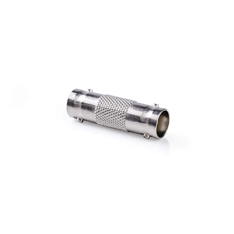 Bild 1 för BNC Adapter | BNC Hona | BNC Hona | Nickelplaterad | 50 Ohm | Rak | Metall | Silver | 10 st. | Kuvert