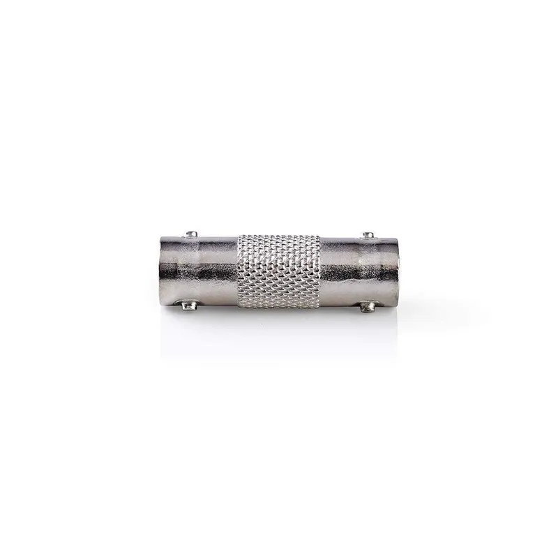 Bild 2 för BNC Adapter | BNC Hona | BNC Hona | Nickelplaterad | 50 Ohm | Rak | Metall | Silver | 10 st. | Kuvert