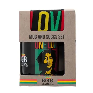 Produktfoto för Bob Marley Mugg & Strumpor Presentset