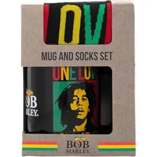 Produktfoto för Bob Marley Mugg & Strumpor Presentset