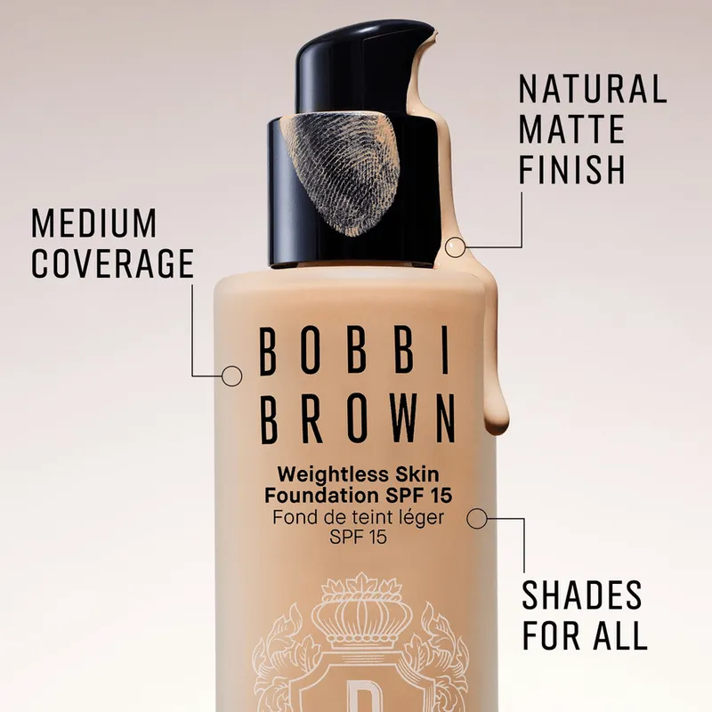Bild 3 för Bobbi Brown Weightless Skin Foundation SPF15 Neutral Natural 30ml