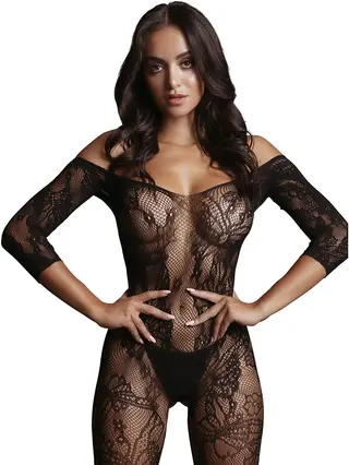Produktfoto för Bodystocking Long-Sleeve And Lace