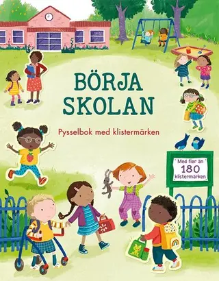 Produktfoto för Börja skolan Pysselbok med klistermärken