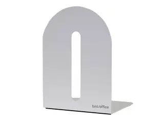 Produktfoto för Bokstöd metall 15cm, Vit