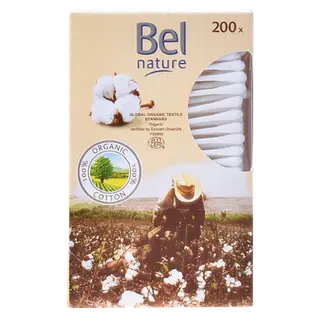 Produktfoto för Bomullsrondell Papper/100 pct ekologisk bomull, 200 st/pk