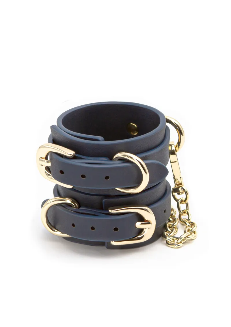 Bild 1 för Bondage Couture Hand Cuff Blue