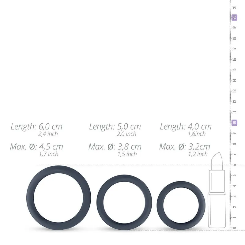 Bild 2 för Boners 3 Ring kit (flat rings)