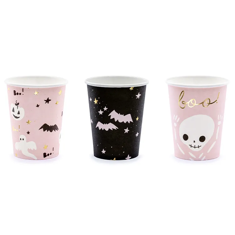 Alternativ bild 0 för Boo Skalle Pappersmugg 6-pack