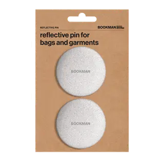 Produktfoto för Bookman Urban Visibility Reflective Pins Silver