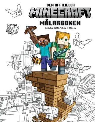 Produktfoto för Books Den officiella Minecraft-målarboken : Skapa, utforska, relaxa