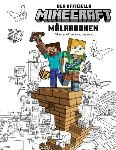 Alternativ bild 0 för Books Den officiella Minecraft-målarboken : Skapa, utforska, relaxa