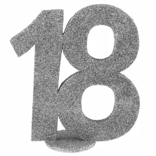 Produktfoto för Bordsdekoration silver 18 år