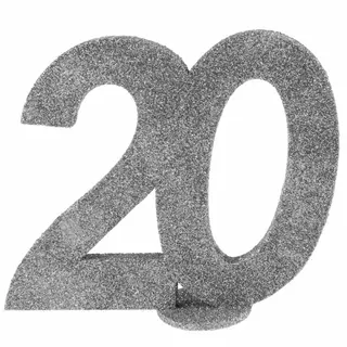 Produktfoto för Bordsdekoration silver 20 år