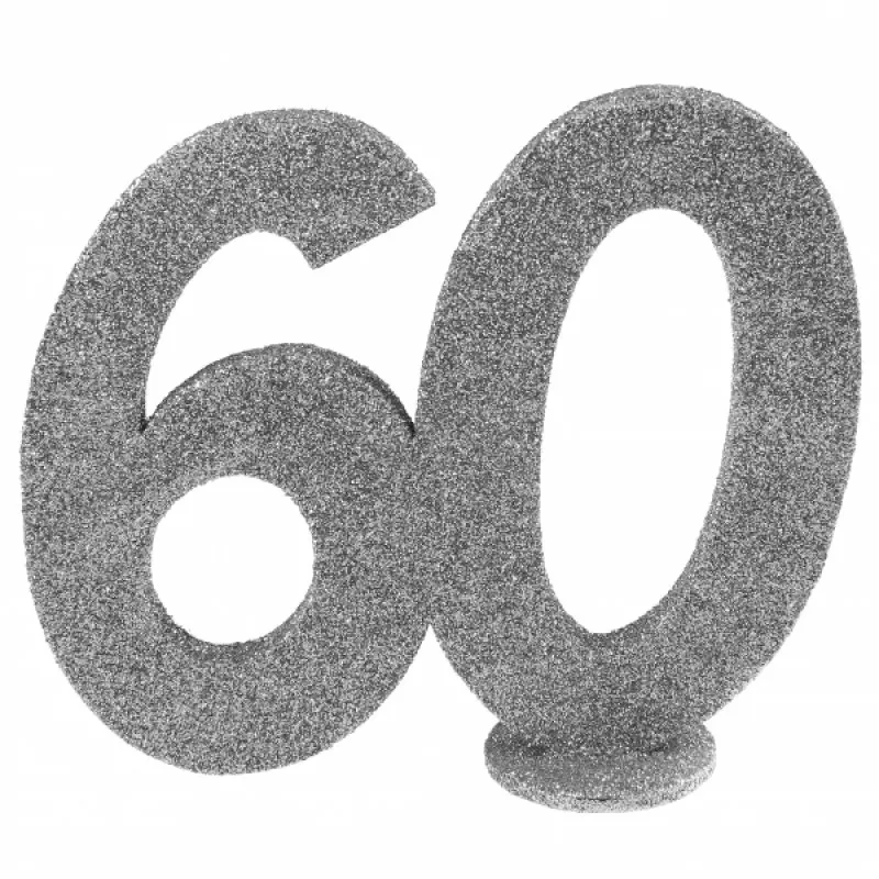 Alternativ bild 0 för Bordsdekoration silver 60 år
