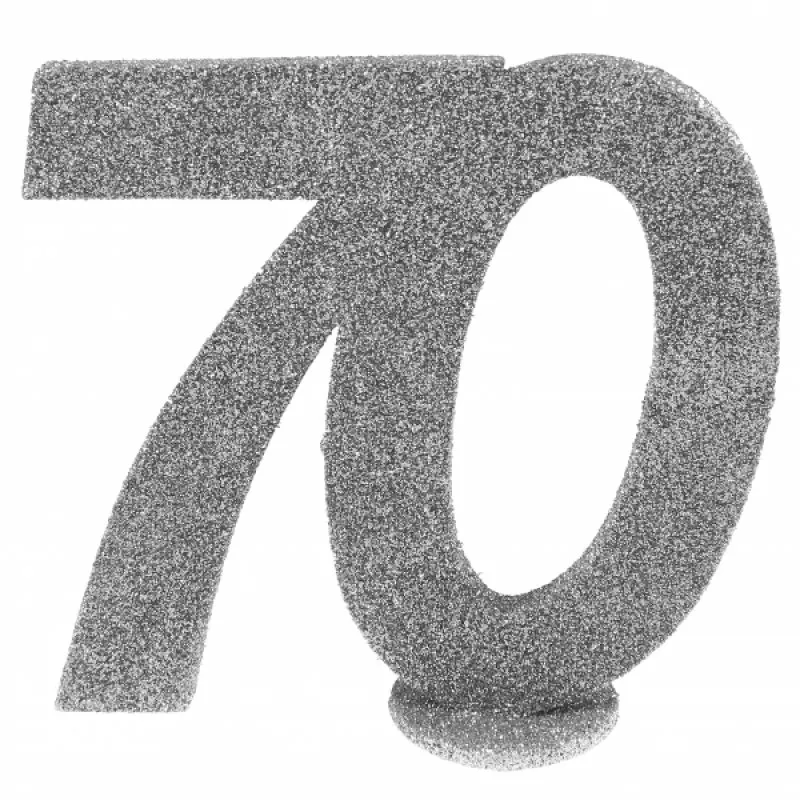 Alternativ bild 0 för Bordsdekoration silver 70 år