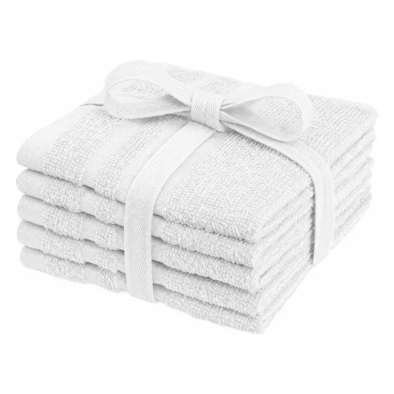 Alternativ bild 0 för Borganäs Tvättlappar 5-pack (Vit)