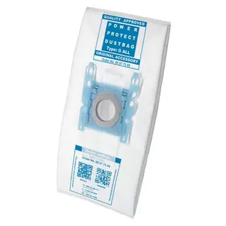 Produktfoto för Bosch 4242003701973, Cylinderdammsugare, Dammpåse, Vit, 0,4 l, Bosch/Siemens, Låda