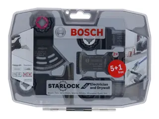 Produktfoto för Bosch - Bladsats för multiverktyg - 6 delar