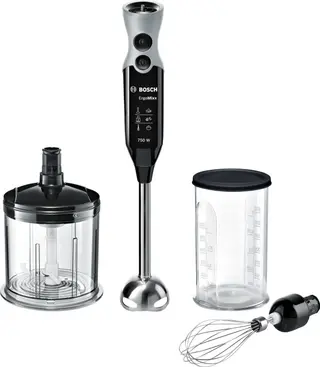 Produktfoto för Bosch ErgoMixx MSM67160 - Handmixer - 750 W - svart/grå