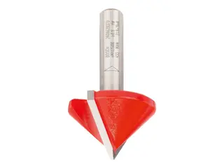 Produktfoto för Bosch Expert for Wood V-notfräs, 8 mm, D 31,8 mm, L 19 mm, G 51 mm, 90° 8 mm, D 31,8 mm, L 19 mm, G 51 mm, 90°