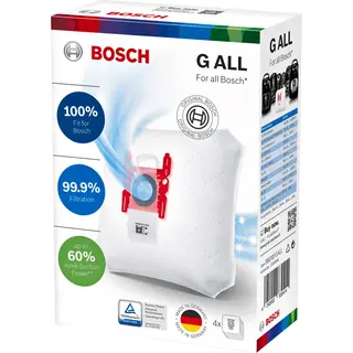 Produktfoto för Bosch  G ALL støvsugeposer 4 stk i pakken