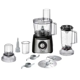 Produktfoto för Bosch Matberedare Rostfri/Svart MCM3501M