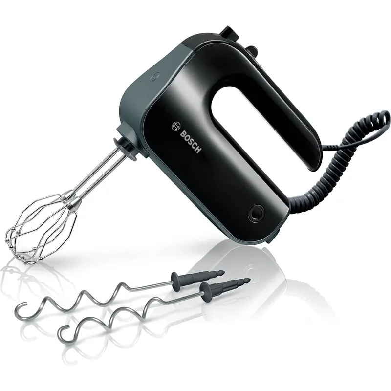 Bild 1 för Bosch MFQ4930B, Handmixer, Svart, Silver, Vispning, Knådning, Mixning, 1,4 m, Knappar, Plast