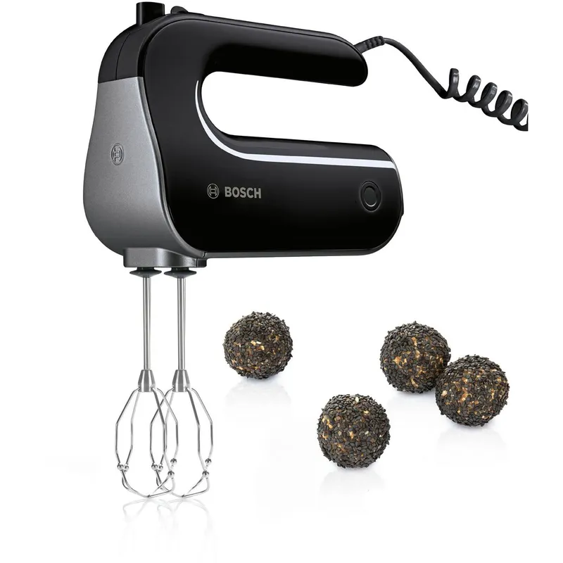 Bild 2 för Bosch MFQ4930B, Handmixer, Svart, Silver, Vispning, Knådning, Mixning, 1,4 m, Knappar, Plast