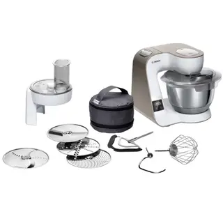 Produktfoto för Bosch MUM5 MUM5XW10 - Köksmaskin - 1000 W - vit/champagne